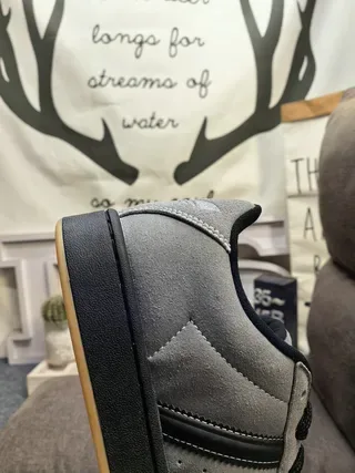 Adidas Superstar Tênis Lifestyle Cinza Metálico e Preto 3
