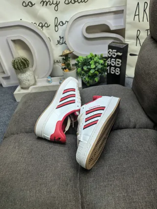 Adidas Superstar Blanc Rouge Noir Lifestyle Sneakers 6