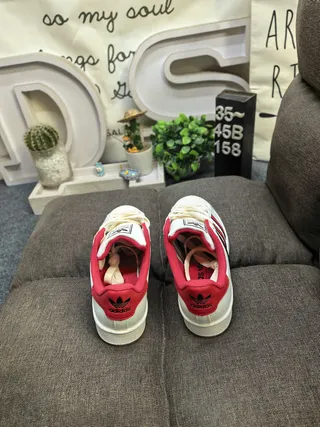 Adidas Superstar Blanc Rouge Noir Lifestyle Sneakers 8