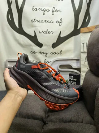 Adidas TERREX Agravic Flow Gray Purple Orange Running Shoes 5