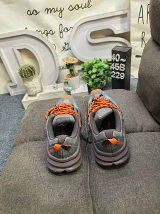 Adidas TERREX Agravic Flow Gray Purple Orange Running Shoes 8