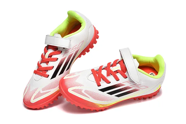 Adidas Zapatillas de fútbol para césped artificial Blancos Rojos Amarillo Neón Césped artificial Zapatillas de fútbol 2