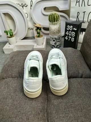 Adidas branco bege sola plataforma três listras painel lateral lifestyle sneakers 8