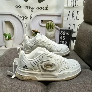Adidas أبيض شبكي أسلوب حياة رياضي