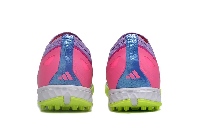 Adidas X Green Pink Low-Cut Upper الصناعي Molded TPU Stud Outsole عشب اصطناعي أحذية كرة القدم 4