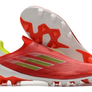 Adidas X Speedflow Red Lime Green Firm-Ground Soccer Shoes