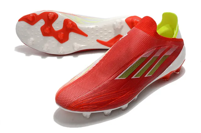 Adidas X Speedflow Red Lime Green Firm-Ground Soccer Shoes 13