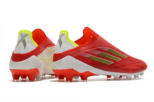 Adidas X Speedflow Red Lime Green Firm-Ground Soccer Shoes 14