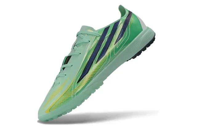 Adidas X Speedportal Chuteiras de Futebol Mint Green Navy Yellow Turf 3