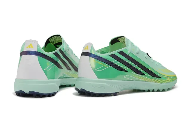 Adidas X Speedportal Chuteiras de Futebol Mint Green Navy Yellow Turf 5