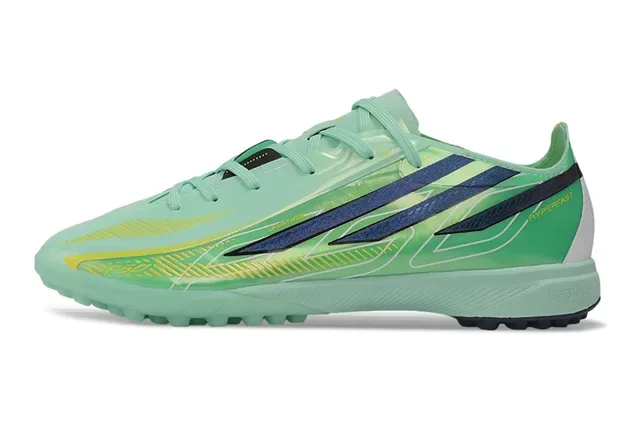Adidas X Speedportal Chuteiras de Futebol Mint Green Navy Yellow Turf 7