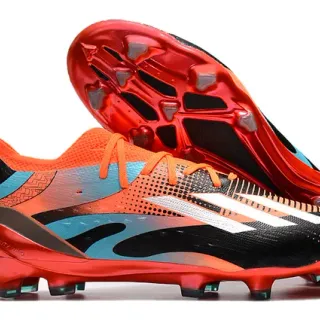Adidas X Speedportal Orange Noir Cyan Terrain ferme Chaussures de football