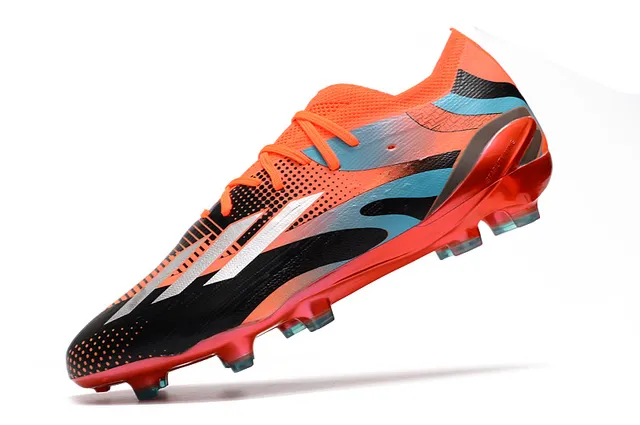 Adidas X Speedportal Naranja Negro Cian Zapatos de fútbol para terreno firme 3