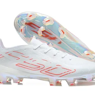 Adidas X Speedportal zapatillas de fútbol blanco rojo iridiscentes para terreno firme