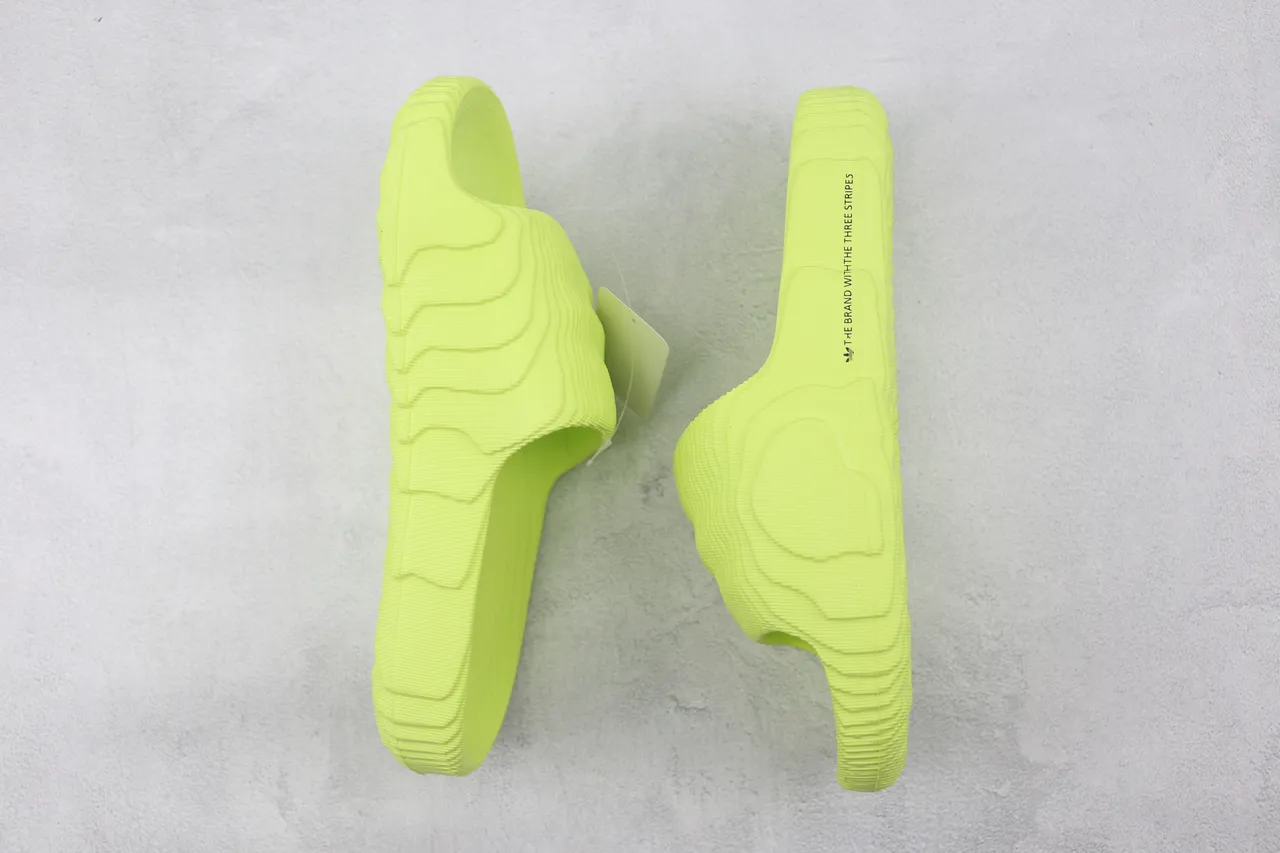 Adidas Yeezy Slide Neon Lime Green Slippers 2