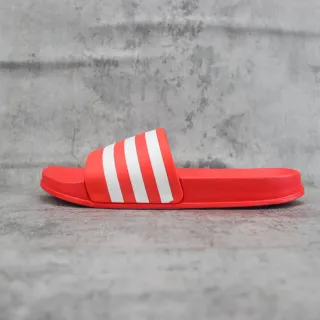 Adidas Yeezy Slide Chanclas Rojas con Rayas Blancas