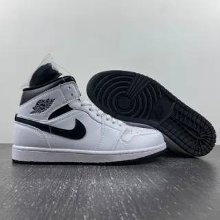 Air Jordan 1 High tênis de basquete branco e preto