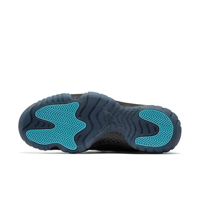 Air Jordan 11 أحذية كرة السلة جلد لامع أسود 6