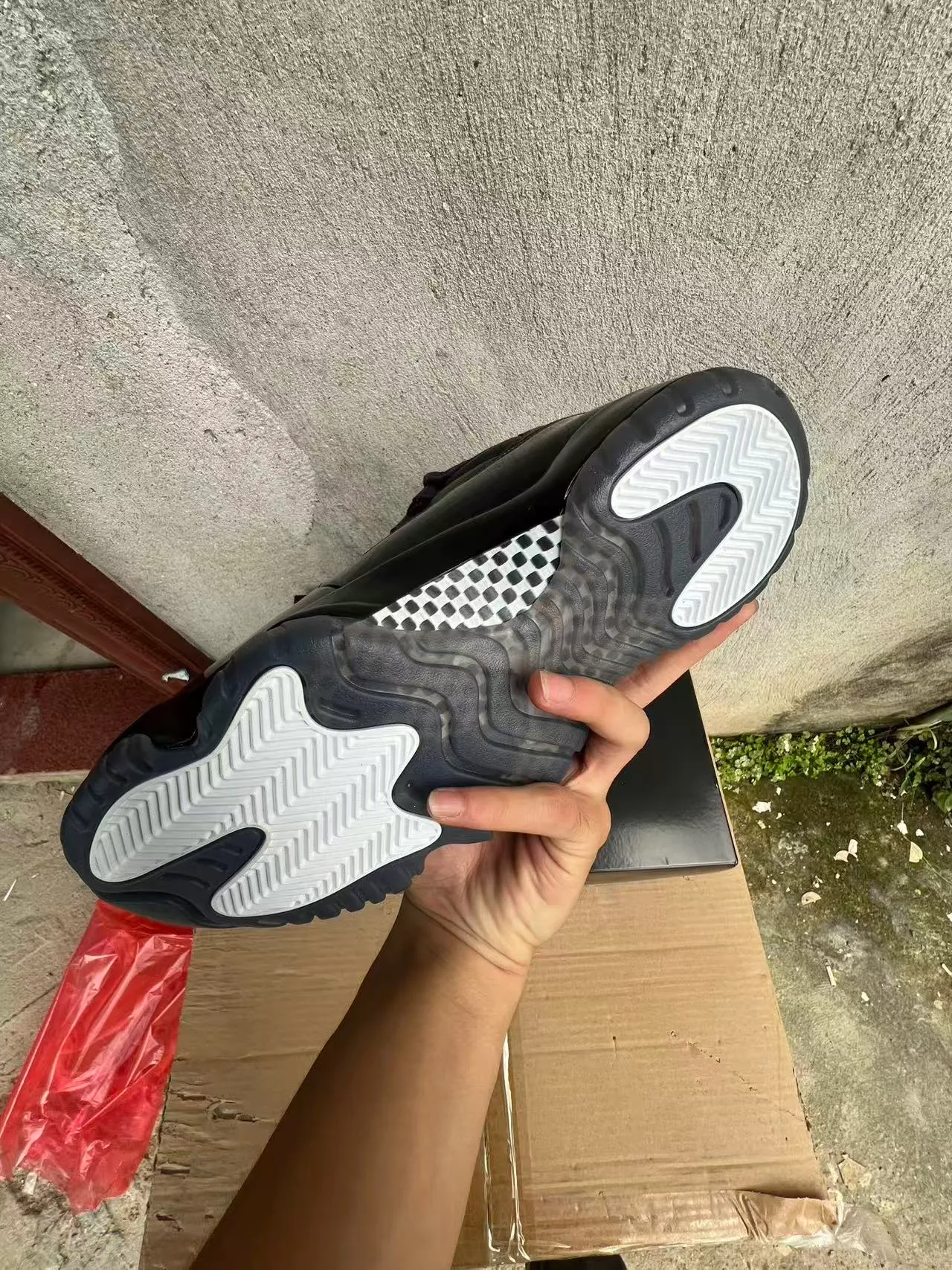 Air Jordan 11 Zapatos de Baloncesto de Cuero Patentado Negro 6