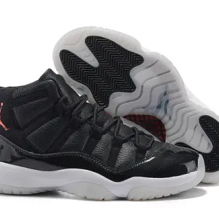 এয়ার জর্ডান 11 কালো লাল Jumpman বাস্কেটবল জুতো