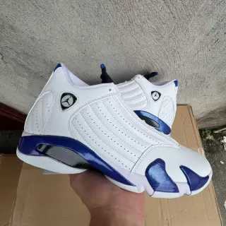 Air Jordan 14 白色皇家蓝篮球鞋