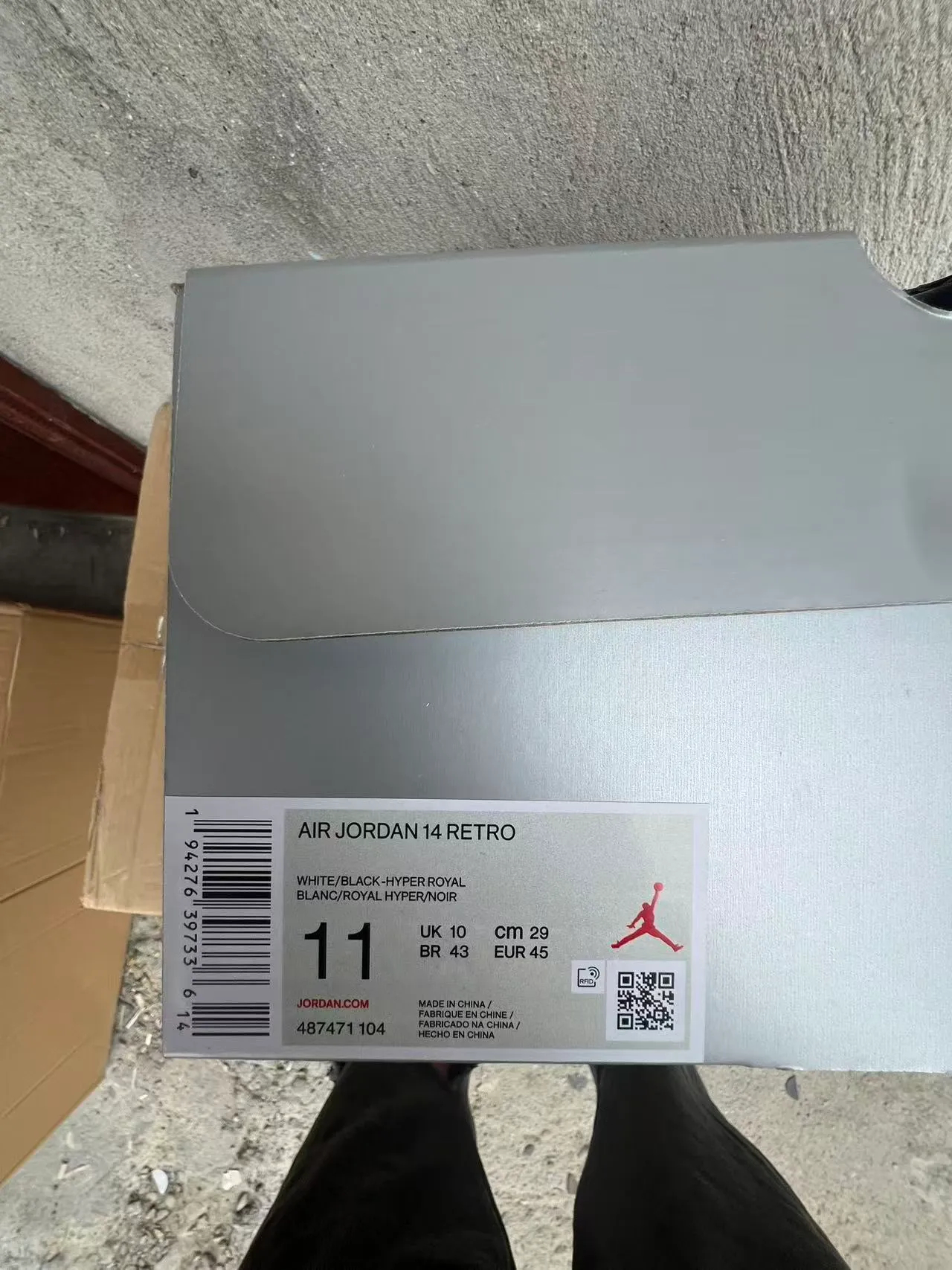 Air Jordan 14 白色皇家蓝篮球鞋 5