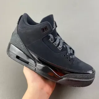 Air Jordan 3 Black Elephant Basketball Shoes