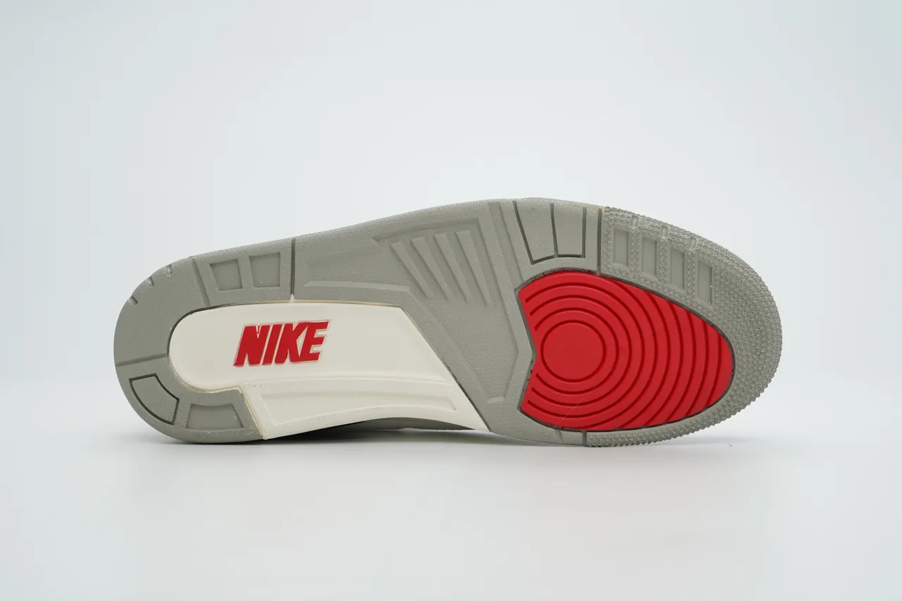 Zapatillas de baloncesto Air Jordan 3 White Cement Elephant Print 9