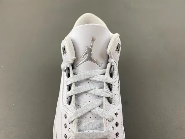Air Jordan 3 أحذية كرة السلة مطبوع الفيل الأبيض 6