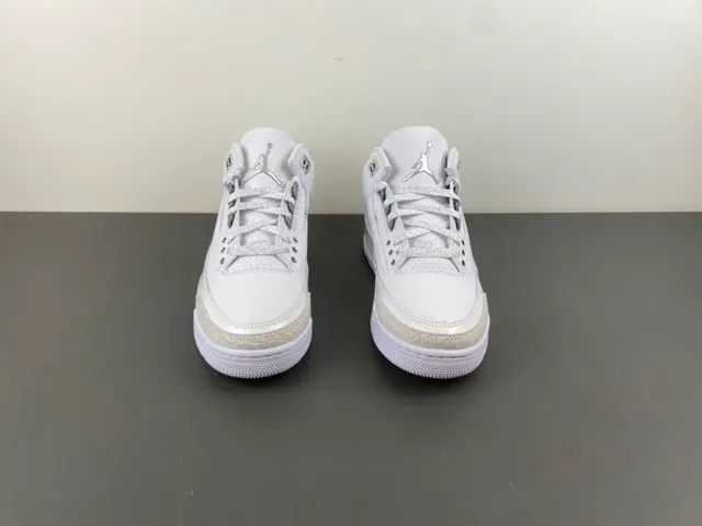 Air Jordan 3 أحذية كرة السلة مطبوع الفيل الأبيض 11