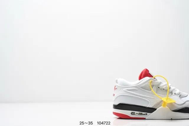 Tênis de basquete Air Jordan 4 preto bege amarelo vermelho 4