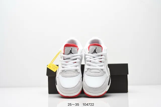 Tênis de basquete Air Jordan 4 preto bege amarelo vermelho 10