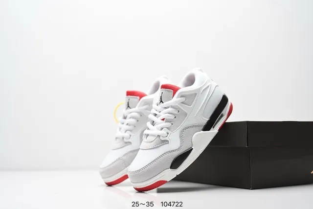 Tênis de basquete Air Jordan 4 preto bege amarelo vermelho 11