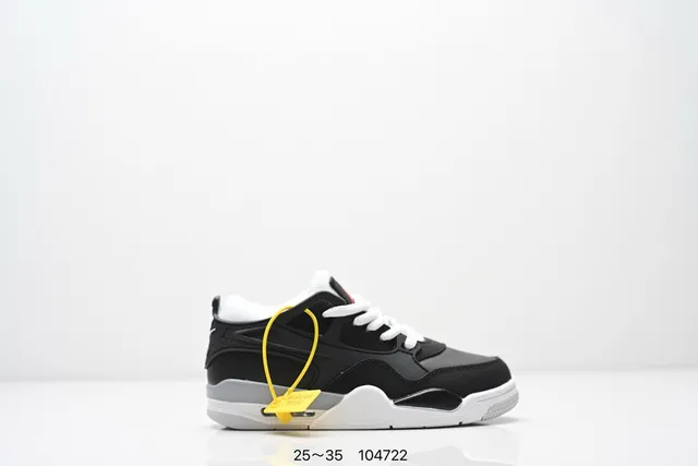 Tênis de basquete Air Jordan 4 preto bege amarelo vermelho 21