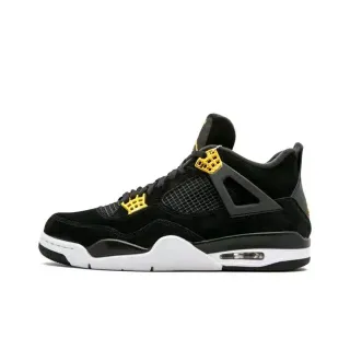 Air Jordan 4 Tênis de Basquete Preto e Amarelo