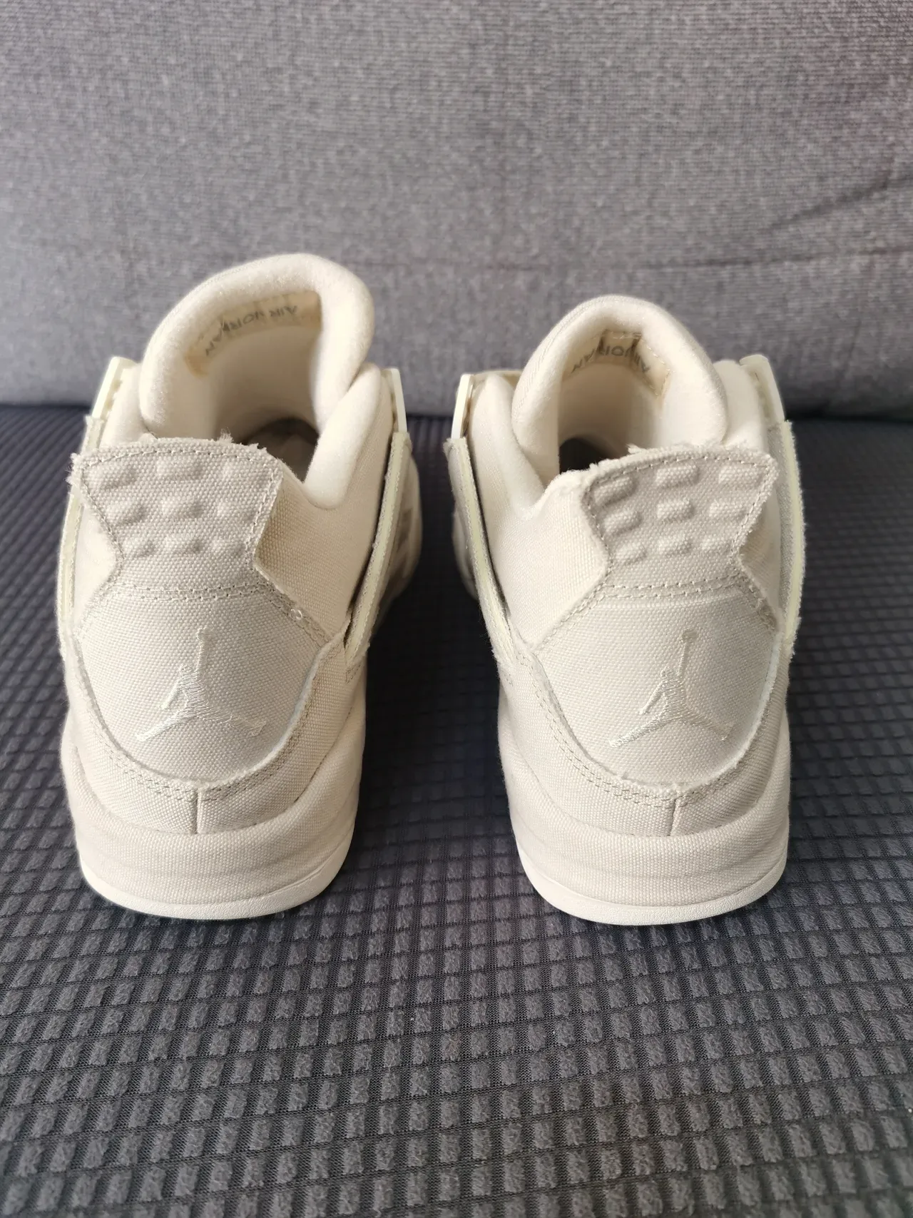 Air Jordan 4 Off-White Toile Lifestyle Sneakers 3