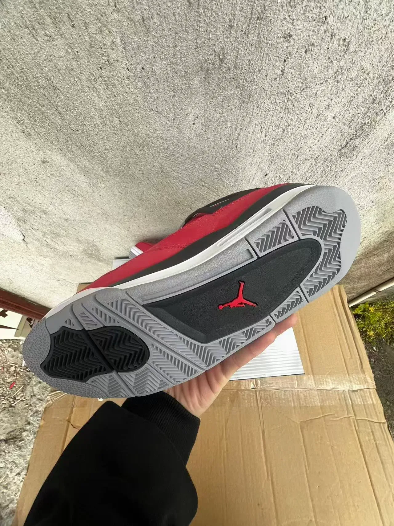 Air Jordan 4 Zapatos de Baloncesto Rojo Negro Blanco 6
