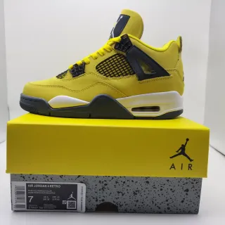 Air Jordan 4 Retro Tour Yellow বাস্কেটবল শু