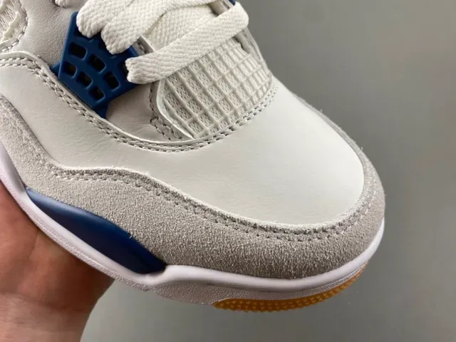 Air Jordan 4 White Navy Gum Tênis de Basquete 2