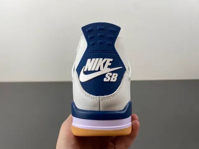 Air Jordan 4 White Navy Gum Tênis de Basquete 4