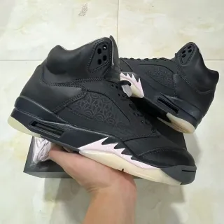 Air Jordan 5 काले Off-White मिडसोल बास्केटबॉल जूते