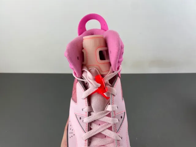 Air Jordan 6 गुलाबी और हल्की गुलाबी बास्केटबॉल जूते 6