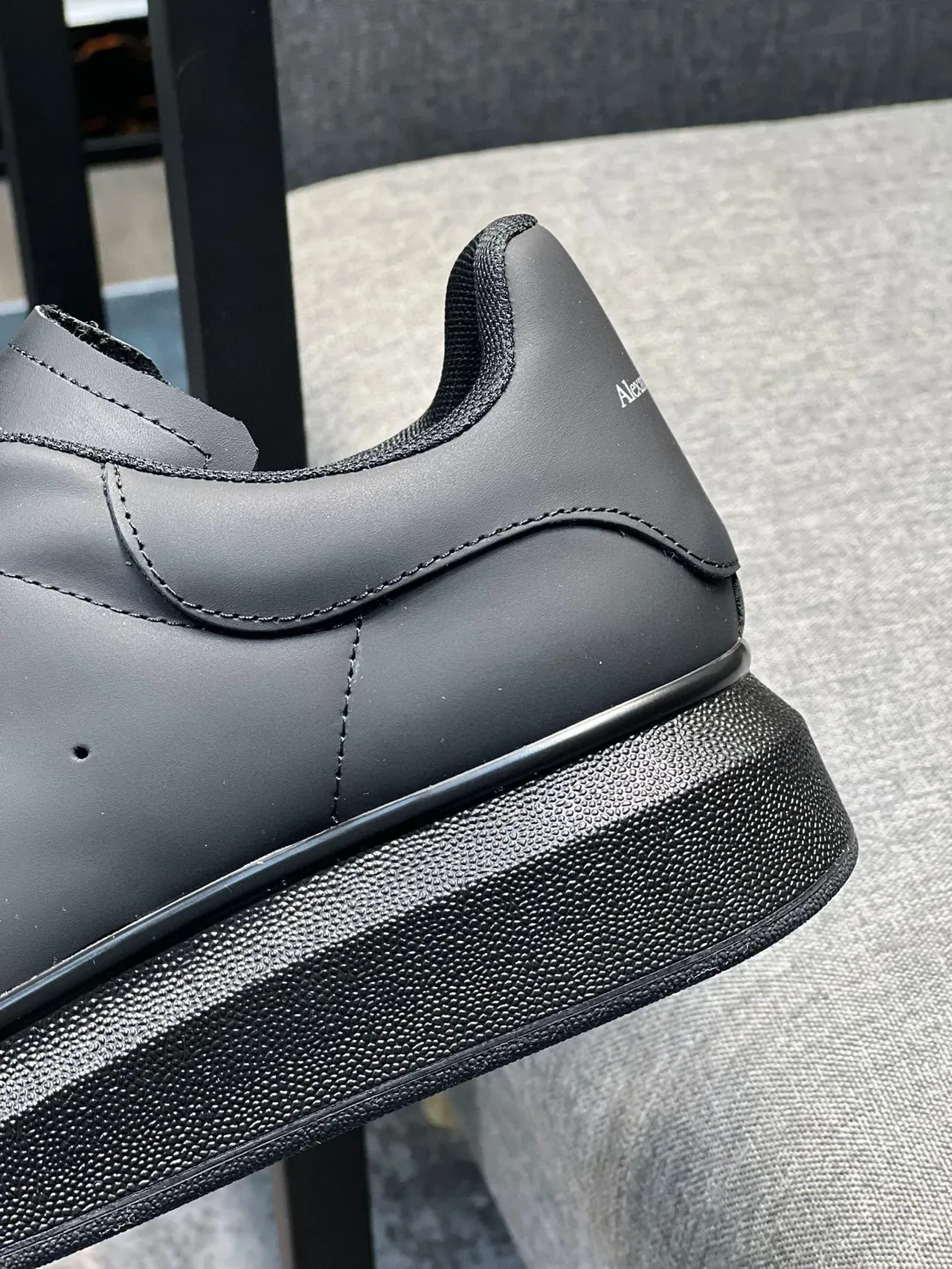 Alexander McQueen Oversized Sneaker Black Lifestyle Sneakers 8