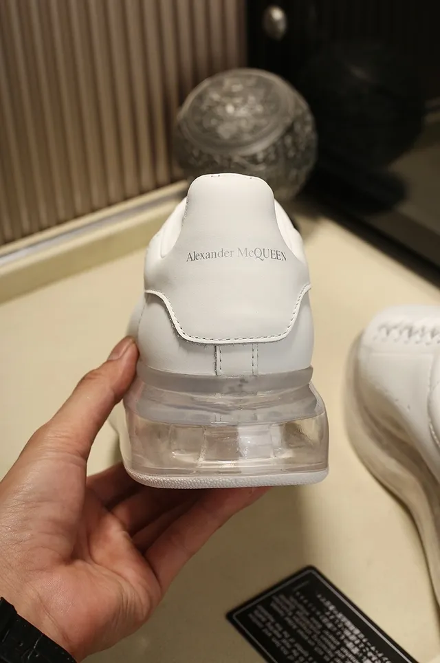 Alexander McQueen Oversized Sneaker White and Black Lifestyle Sneakers 2