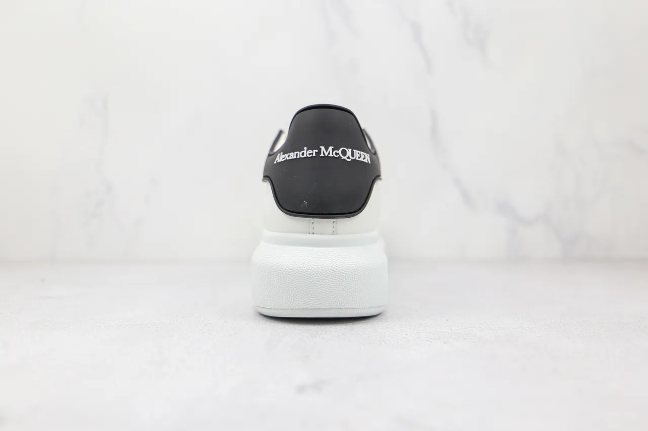 Alexander McQueen Oversized Sneaker White Black Lifestyle Sneakers 2