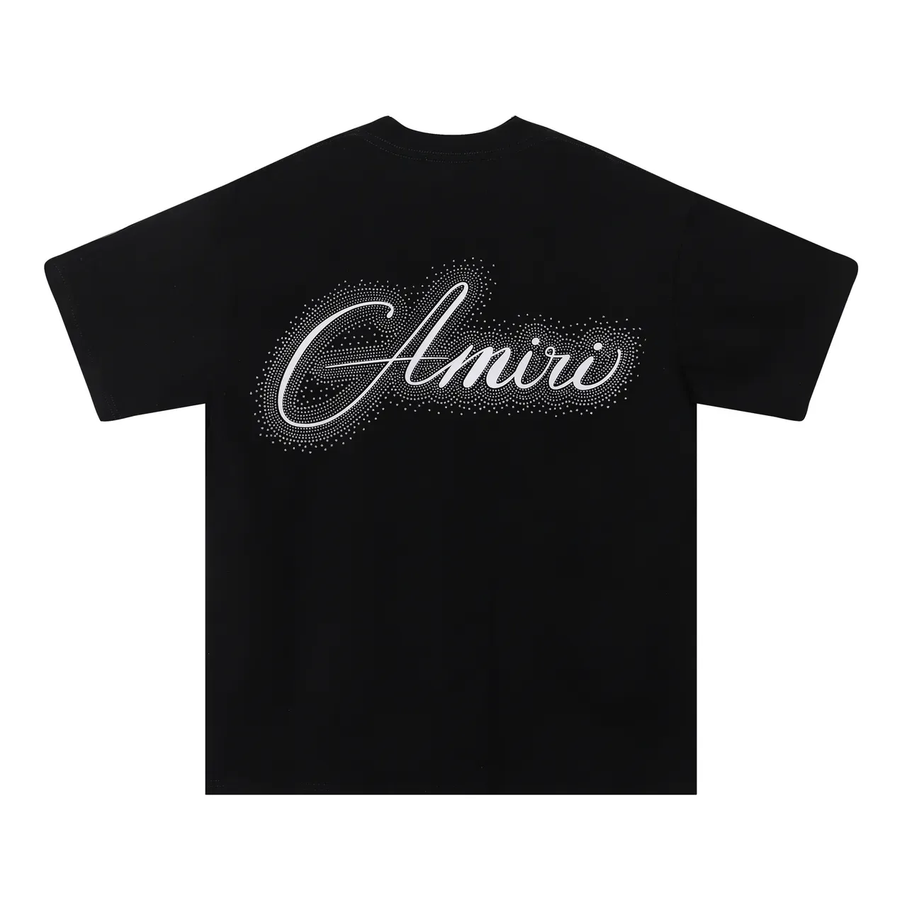 Amiri Graphic Script Dot-Matrix Logo T-Shirt 2