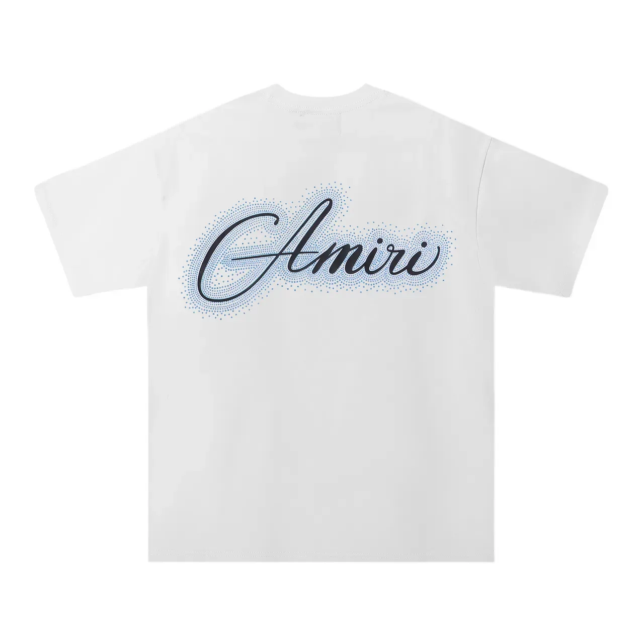 Amiri Graphic Script Dot-Matrix Logo T-Shirt 4