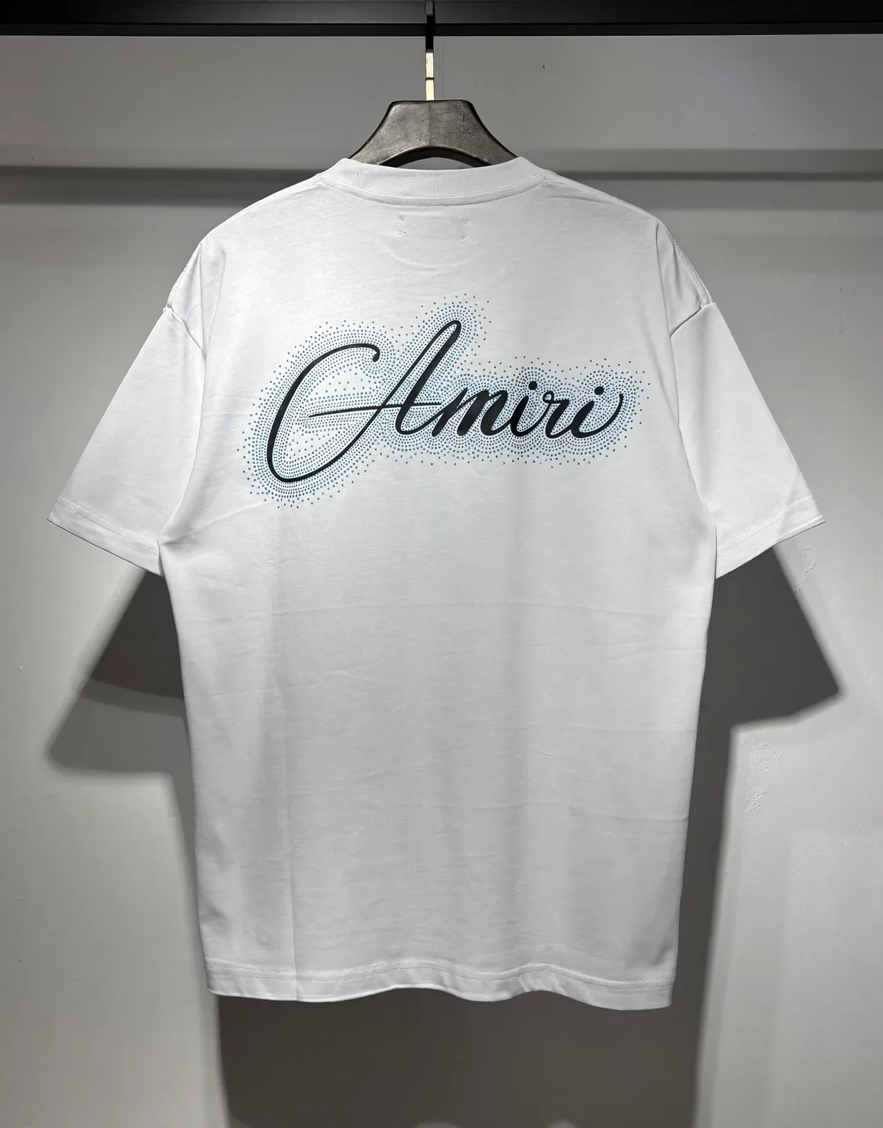 Amiri Graphic Script Dot-Matrix Logo T-Shirt 10