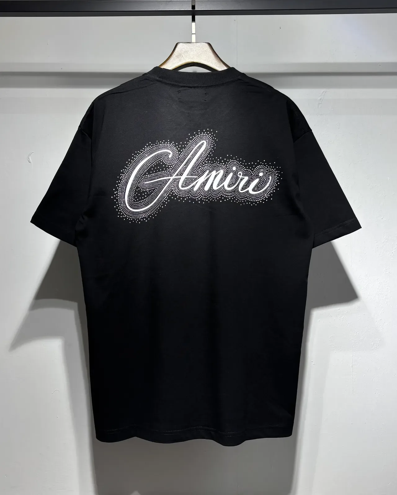 Amiri Graphic Script Dot-Matrix Logo T-Shirt 11