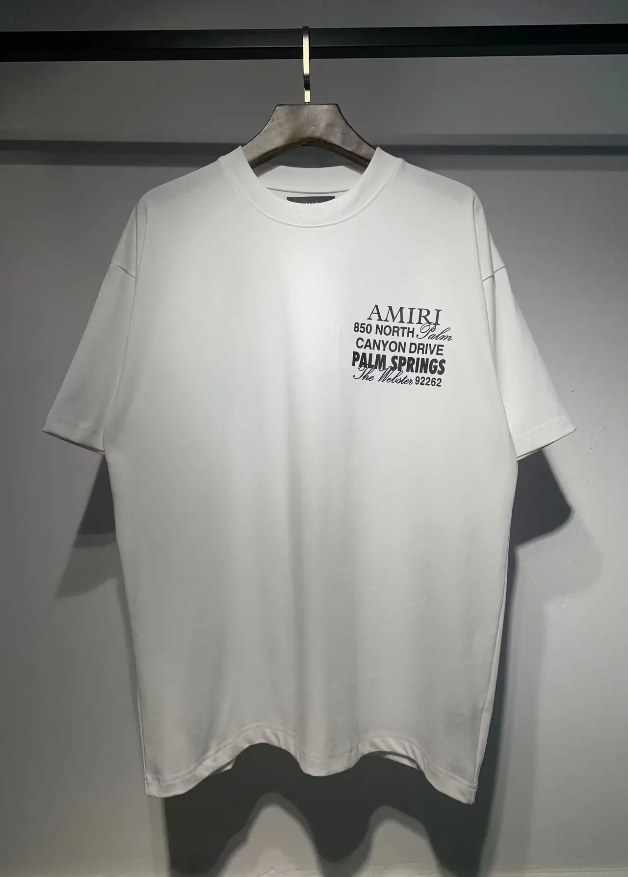 Camiseta gráfica Amiri Palm Springs Address 3